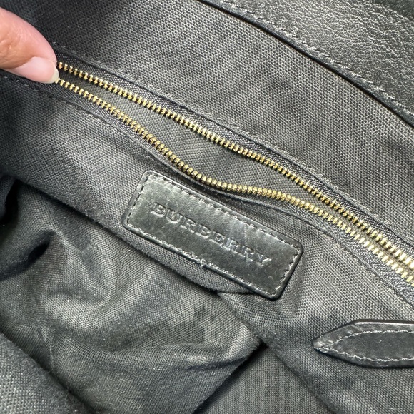 USED Burberry Medium Milverton Plaid Satchel - Picture 6 of 7